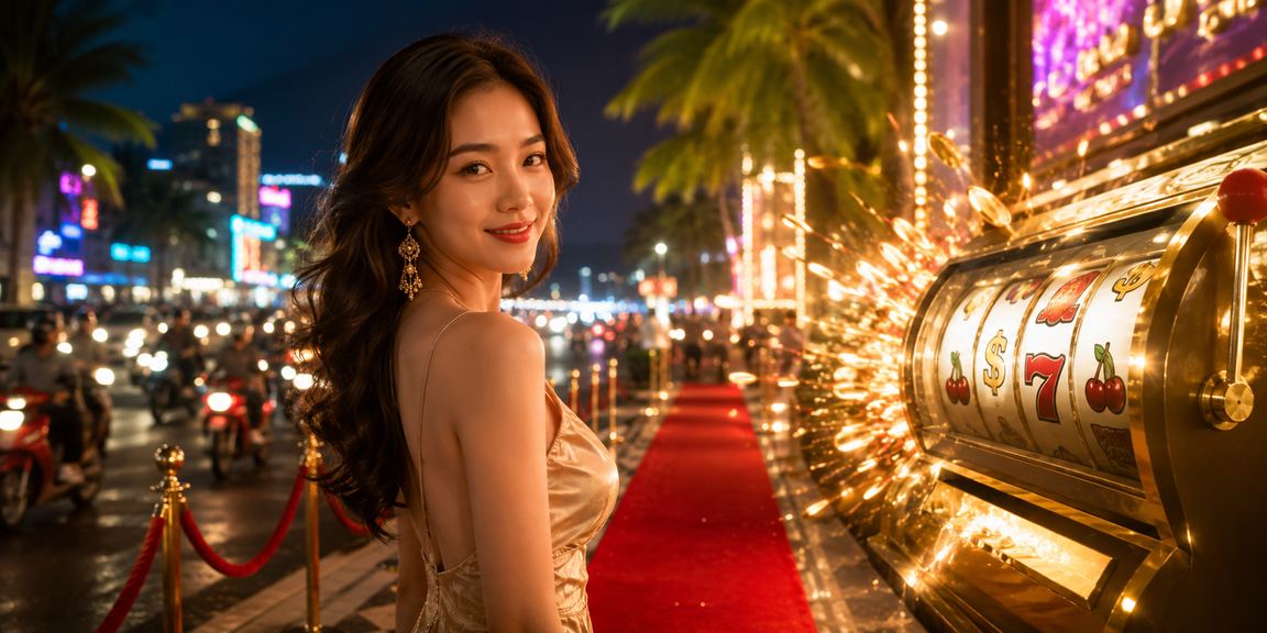 Người chơi tại chợ đêm Nha Trang kiểm tra xổ số và slot game trên tv1 qua điện thoại